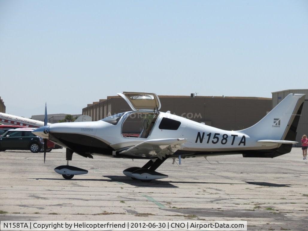 N158TA, 2008 Cessna LC41-550FG C/N 411005, Parked south of the paintshop