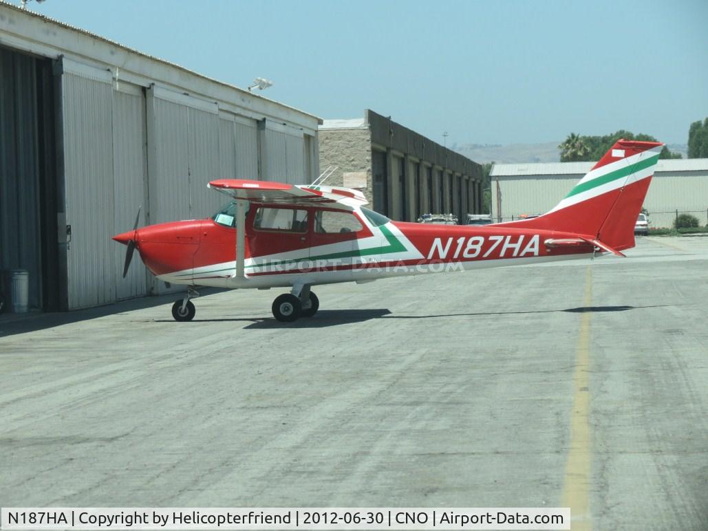 N187HA, 1971 Cessna 172L C/N 17259696, Parked at a hanger