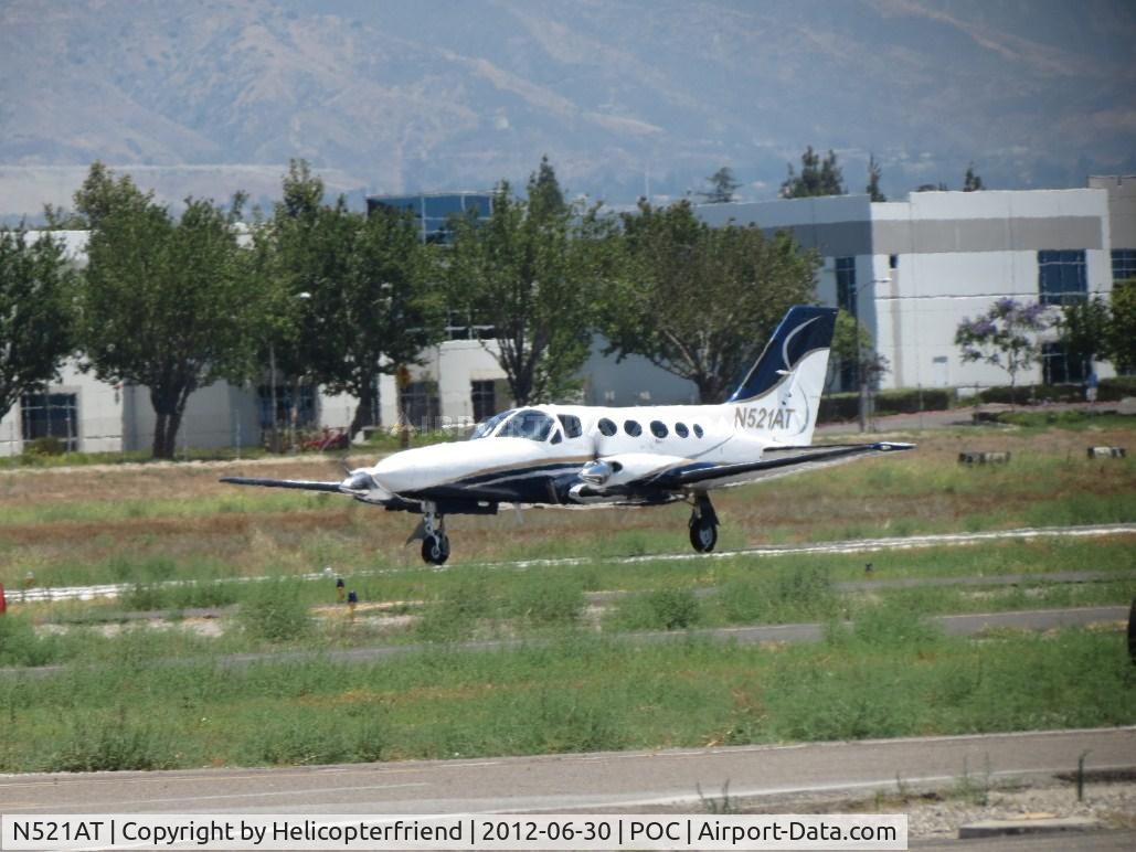 N521AT, 1978 Cessna 414A Chancellor C/N 414A0207, Gaining speed for lift off