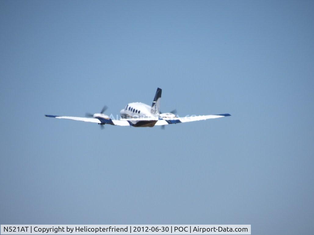 N521AT, 1978 Cessna 414A Chancellor C/N 414A0207, Gear up and heading west