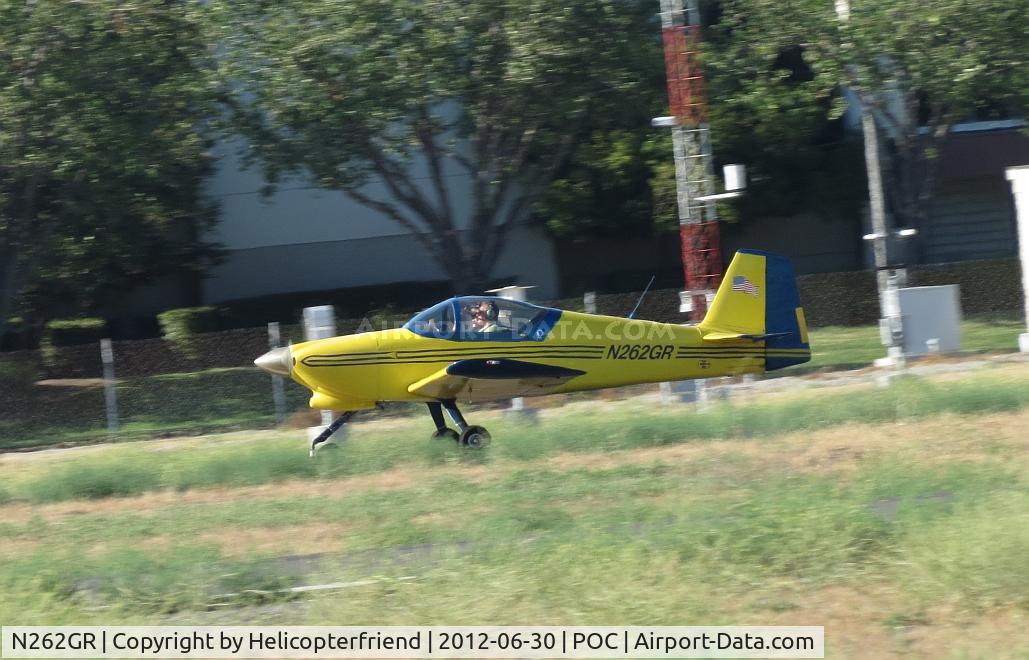 N262GR, 1996 Vans RV-6A C/N 21387, Landing on 26R
