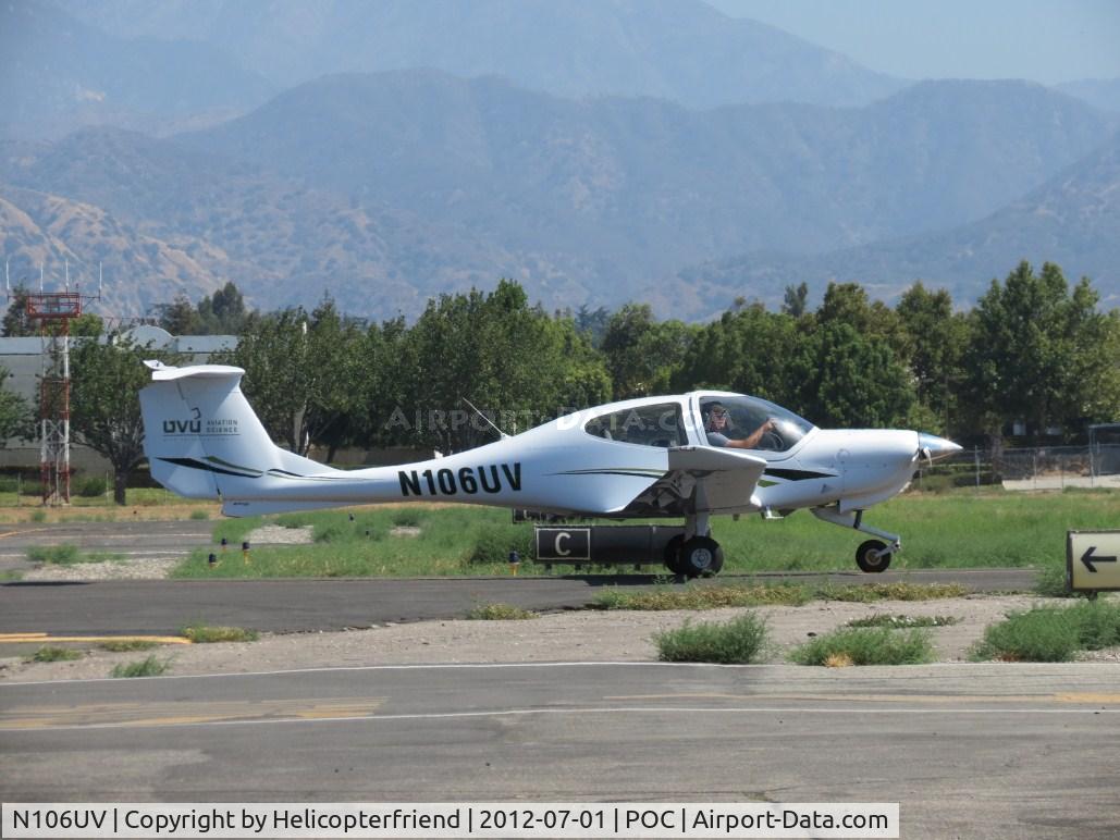 N106UV, 2006 Diamond DA-40 Diamond Star C/N 40.686, Taxiing to 26L