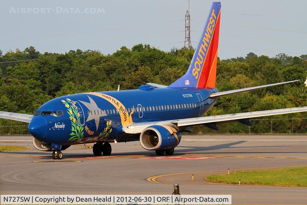 N727SW, 1999 Boeing 737-7H4 C/N 27859, Southwest Airlines 