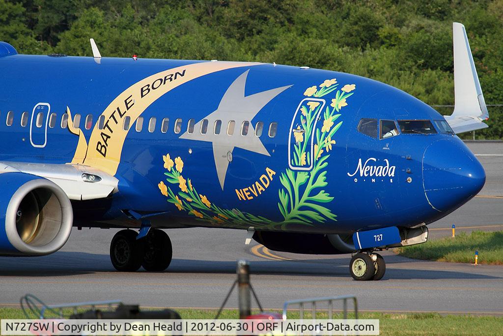 N727SW, 1999 Boeing 737-7H4 C/N 27859, Southwest Airlines 