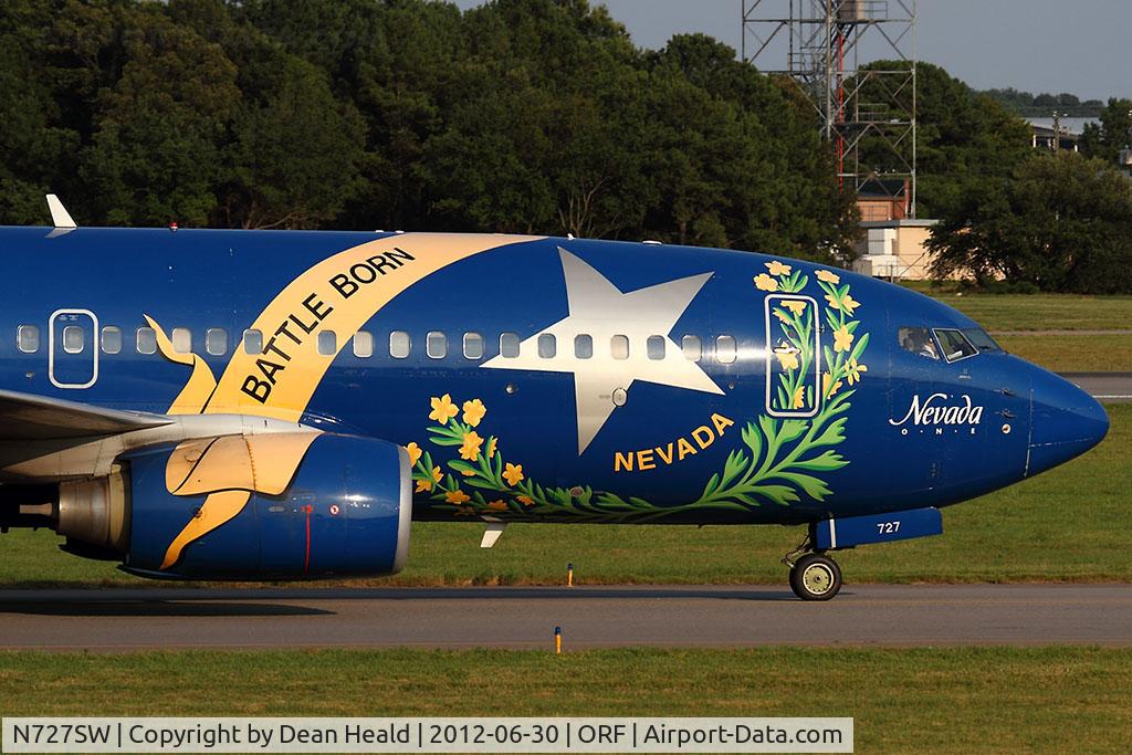 N727SW, 1999 Boeing 737-7H4 C/N 27859, Southwest Airlines 