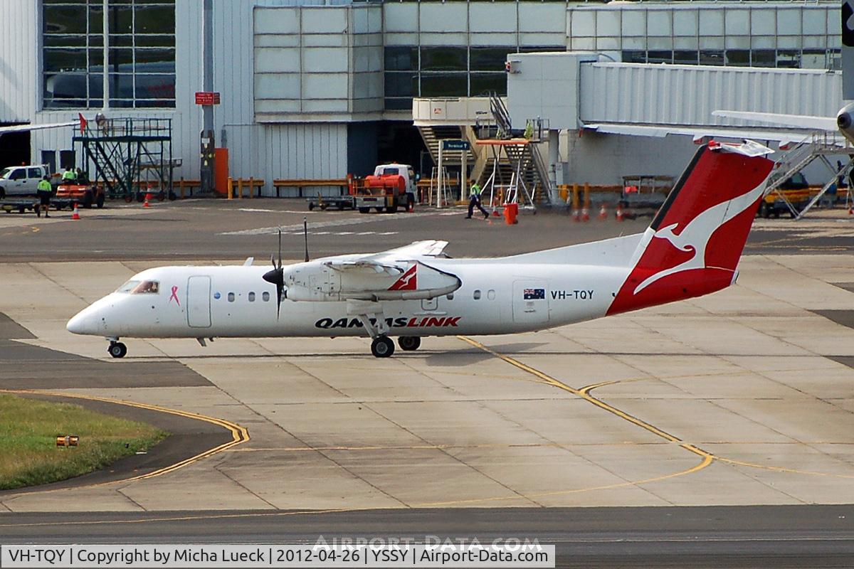 VH-TQY, 2000 De Havilland Canada DHC-8-315Q Dash 8 C/N 552, At Sydney