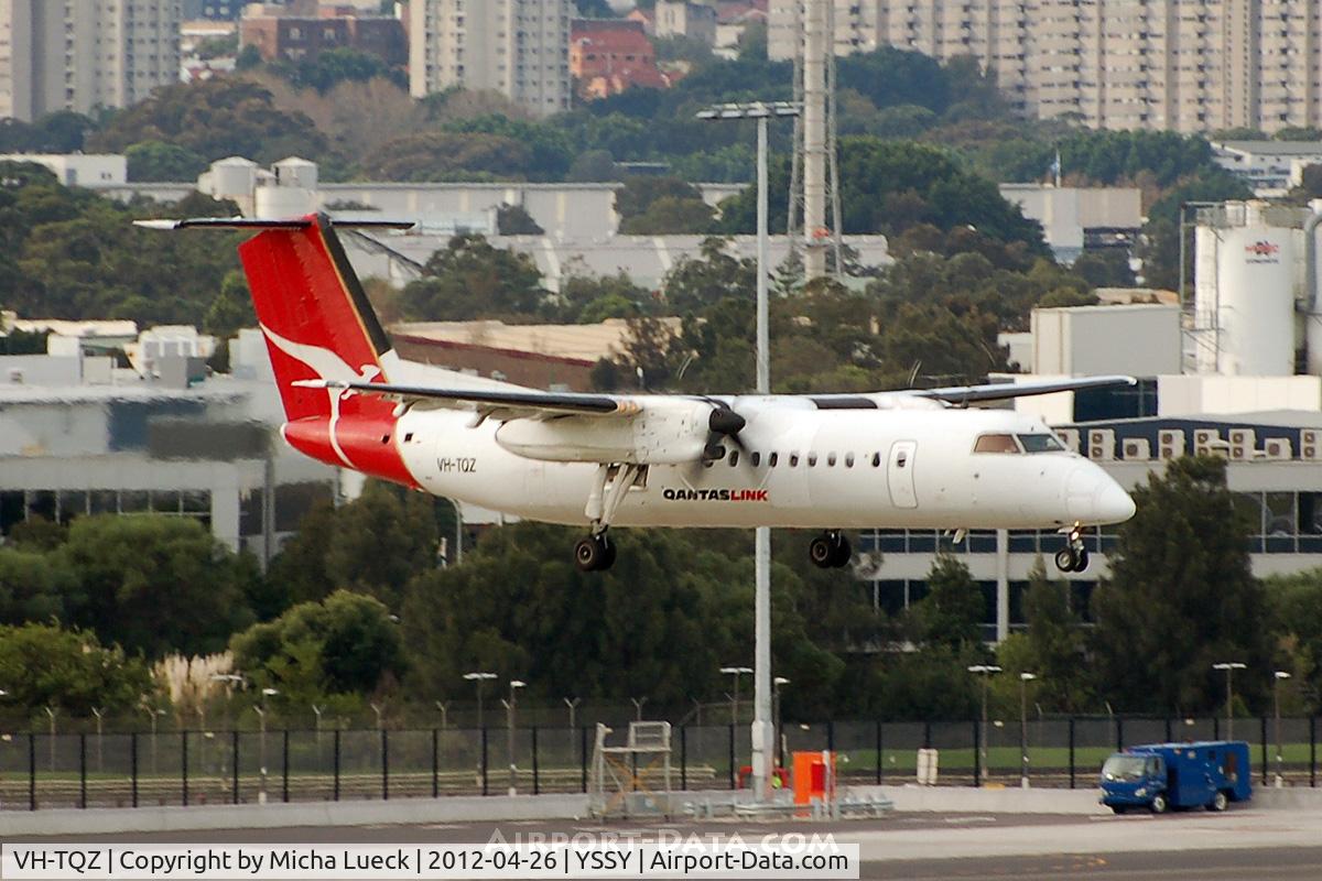 VH-TQZ, 2000 De Havilland Canada DHC-8-315Q Dash 8 C/N 555, At Sydney
