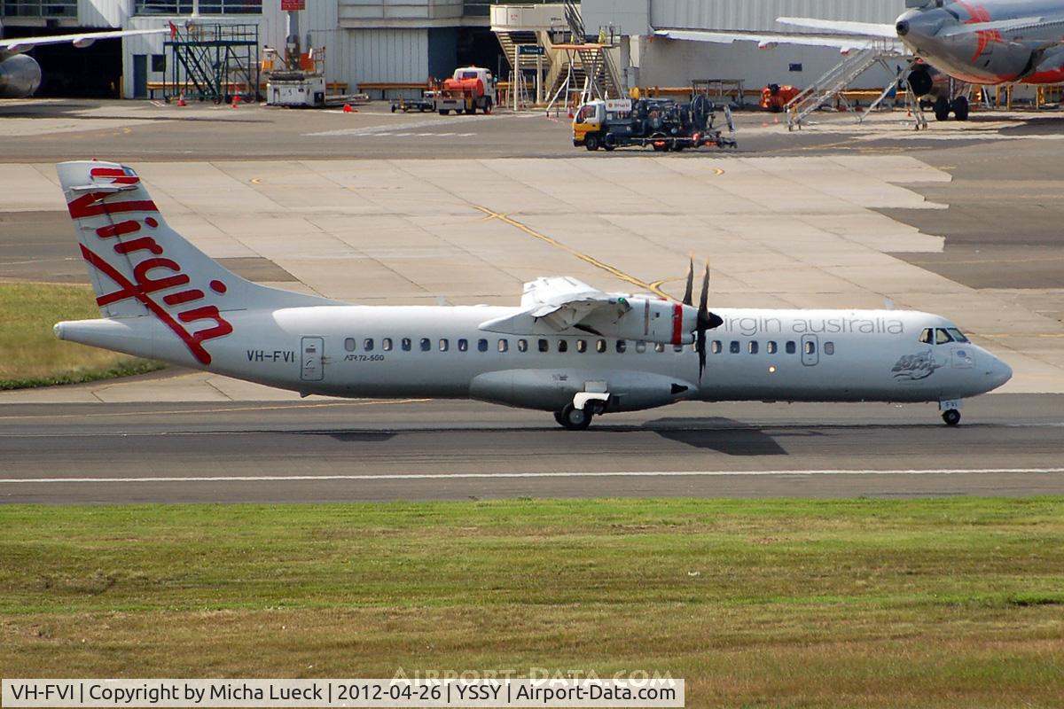 VH-FVI, 2011 ATR 72-212A C/N 955, At Sydney