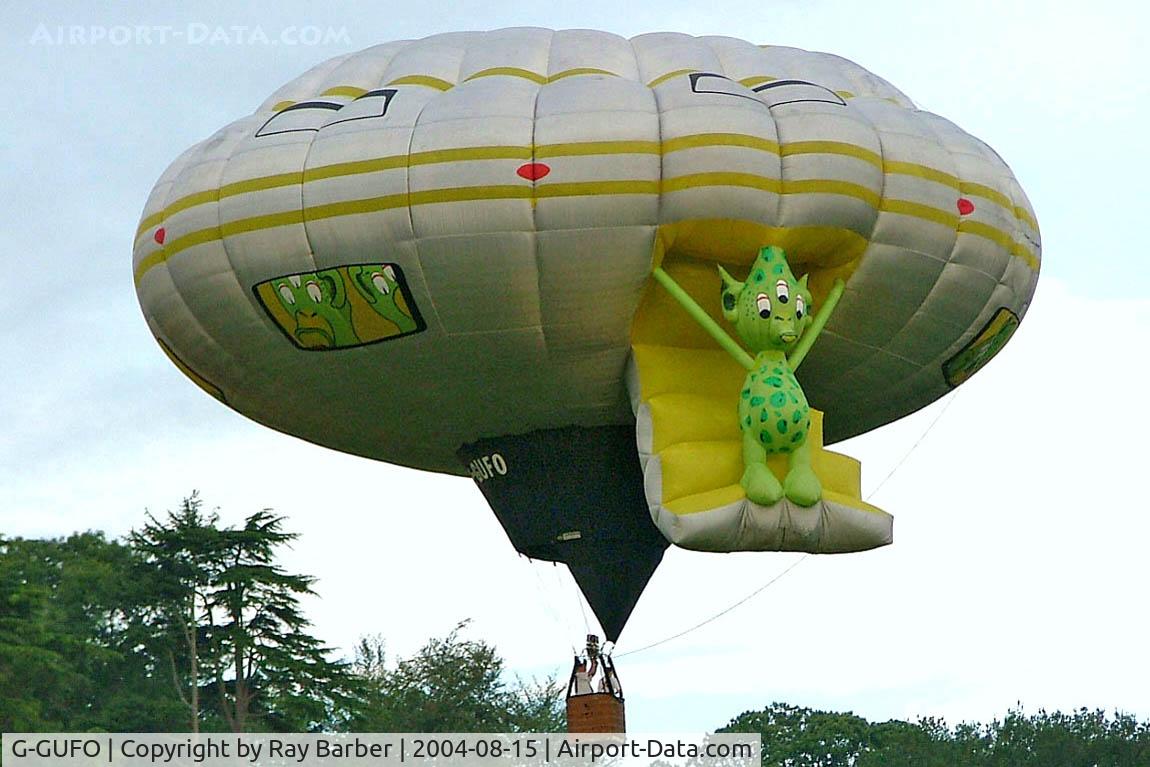 G-GUFO, 1988 Cameron Balloons Saucer-80 C/N 1641, Cameron SS Saucer-80 HAFB [1641] Ashton Court~G 15/08/2004. Seen at Ashton Court Bristol~G