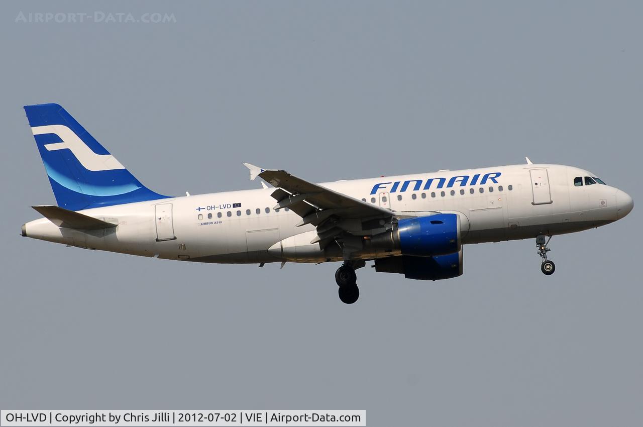 OH-LVD, 2000 Airbus A319-112 C/N 1352, FINNAIR
