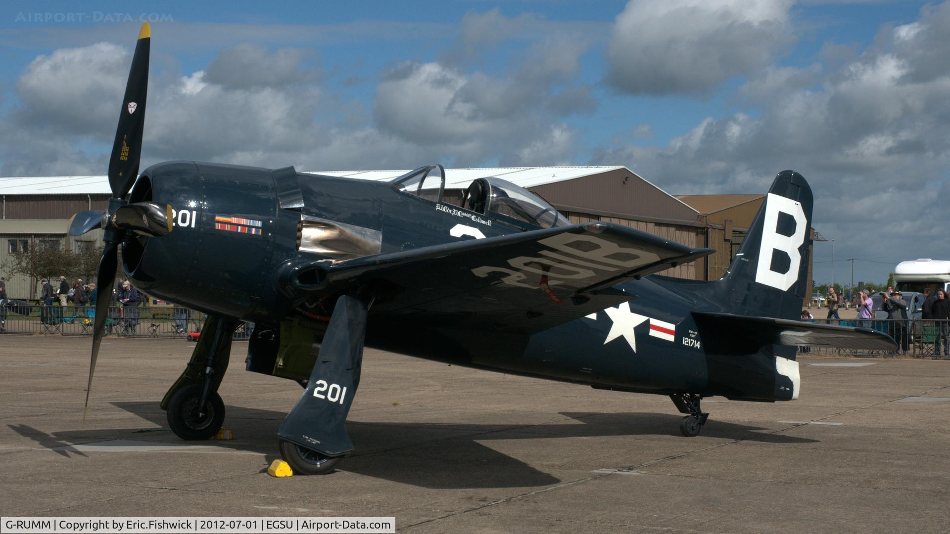 G-RUMM, 1948 Grumman F8F-2 (G58) Bearcat C/N D.1088, 3. G-RUMM at another excellent Flying Legends Air Show (July 2012.)