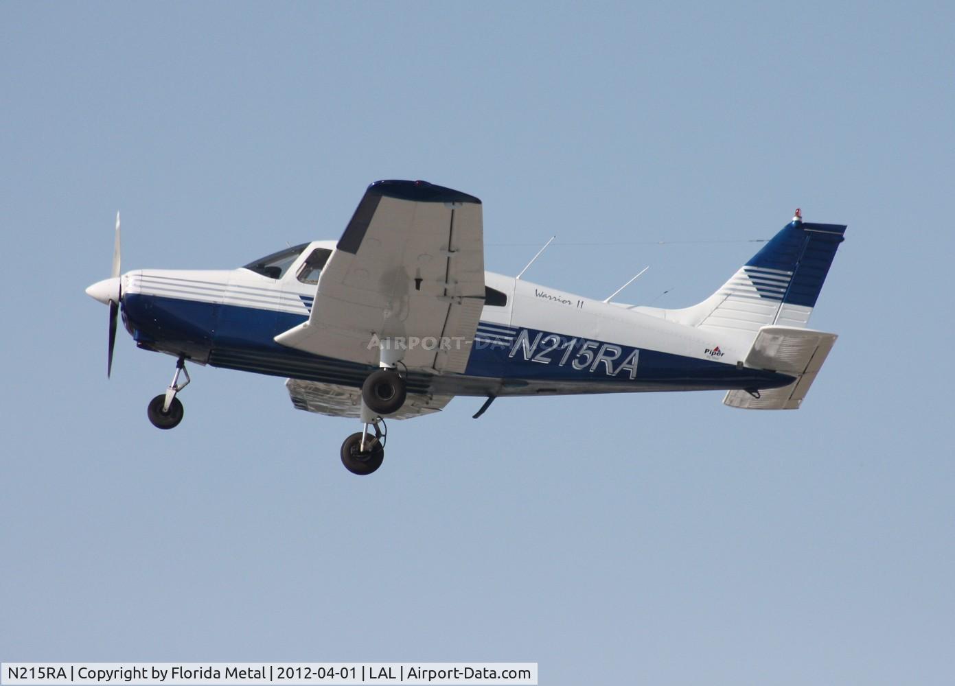N215RA, 1974 Piper PA-28-151 Cherokee Warrior C/N 28-7415200, PA-28-151