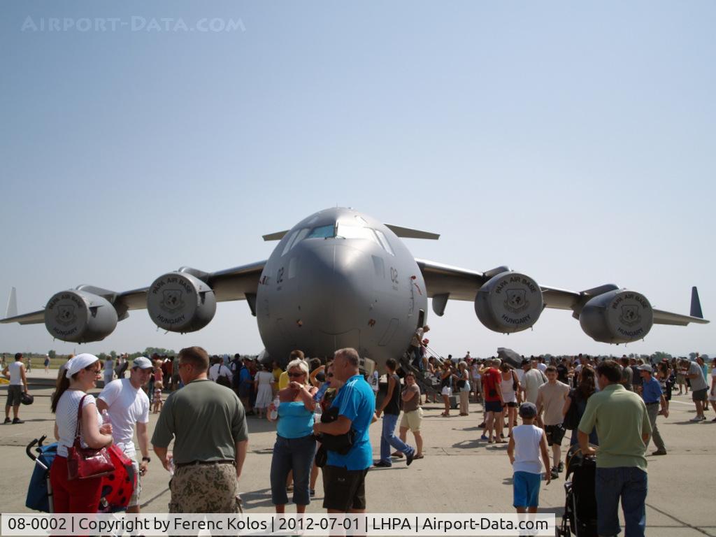 08-0002, 2009 Boeing C-17A Globemaster III C/N F-210, Pápa
