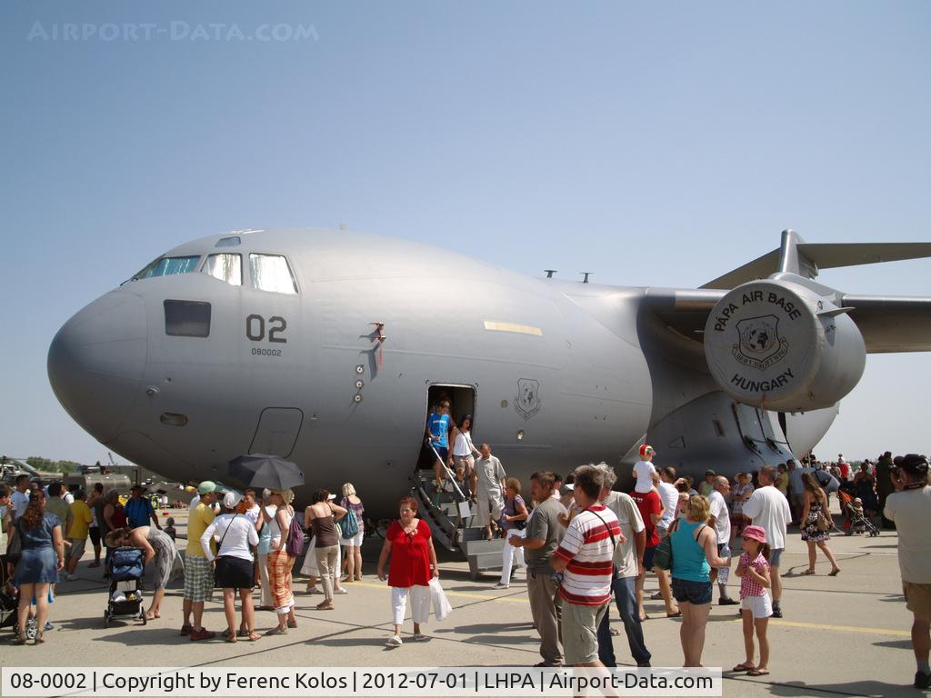 08-0002, 2009 Boeing C-17A Globemaster III C/N F-210, Pápa