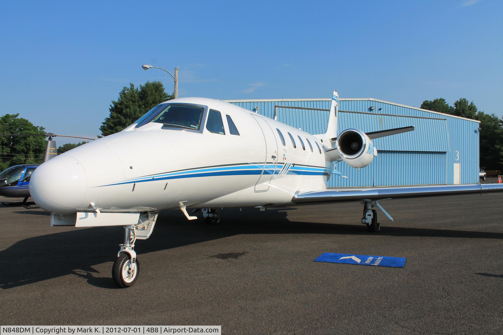 N848DM, 2003 Cessna 560XL Citation Excel C/N 560-5329, N848DM parked at Robertson for the Wings & Wheels Event.