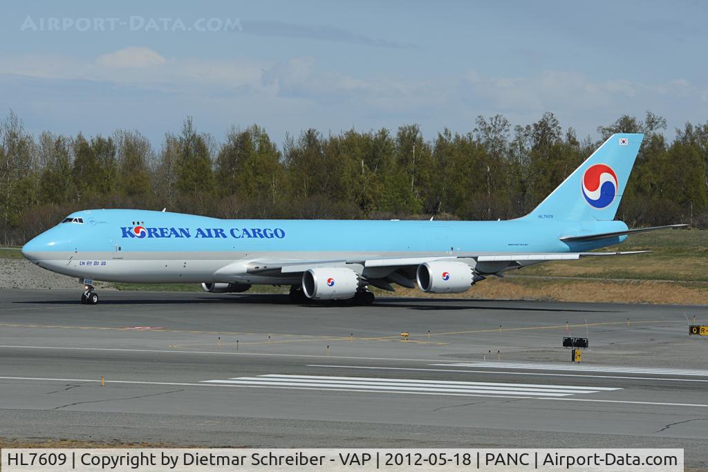 HL7609, 2012 Boeing 747-8HT/F C/N 37132, Korean Air Boeing 747-800