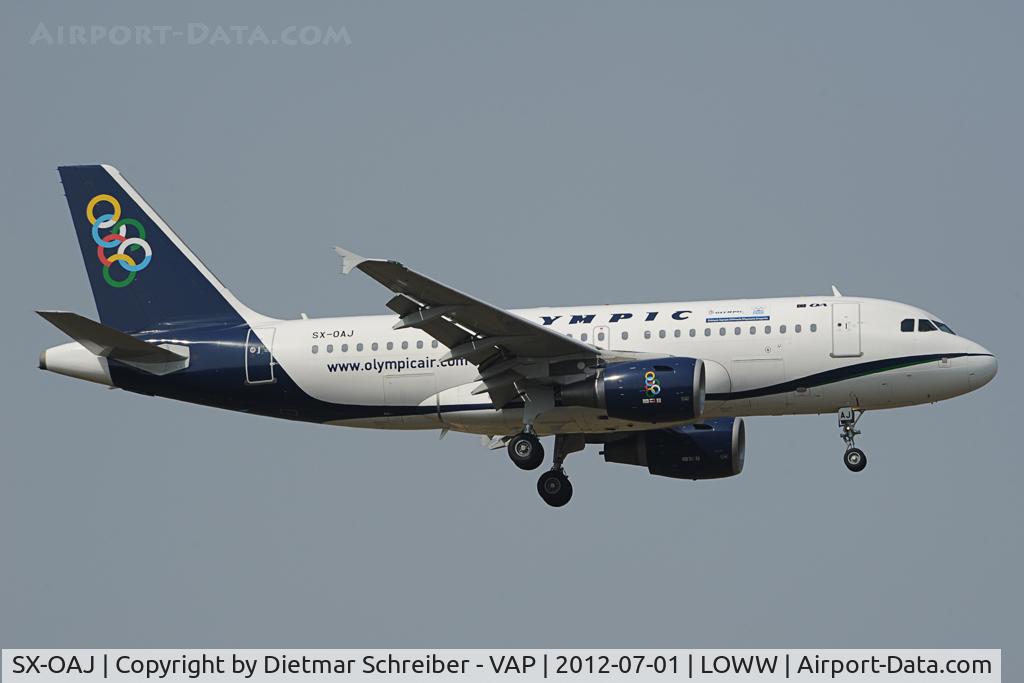 SX-OAJ, 2009 Airbus A319-112 C/N 3905, Olympic Airbus 319