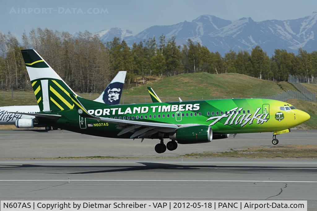 N607AS, 1999 Boeing 737-790 C/N 29751, Alaska Airlines Boeing 737-700