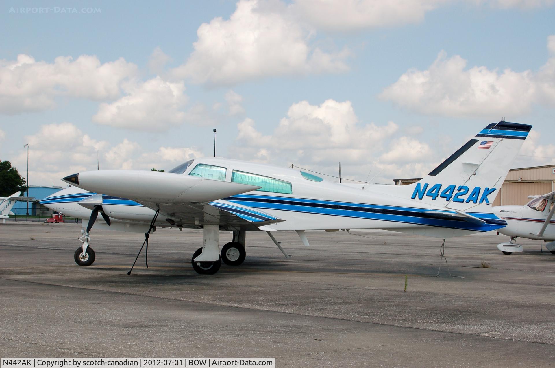 N442AK, 1977 Cessna 310R C/N 310R0984, 1977 Cessna 310R N442AK at Bartow Municipal Airport, Bartow, FL