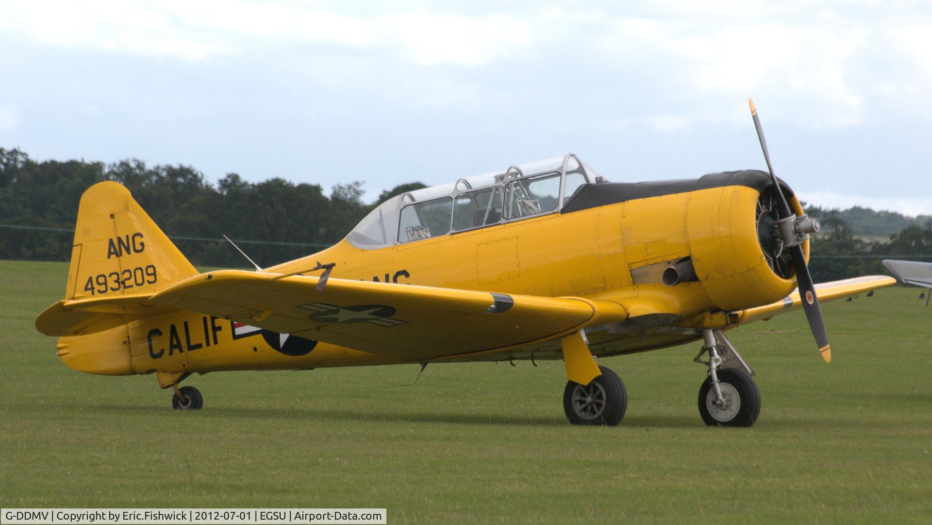 G-DDMV, 1952 North American T-6G Texan C/N 168-313, 3. G-DDMV at another excellent Flying Legends Air Show (July 2012.)