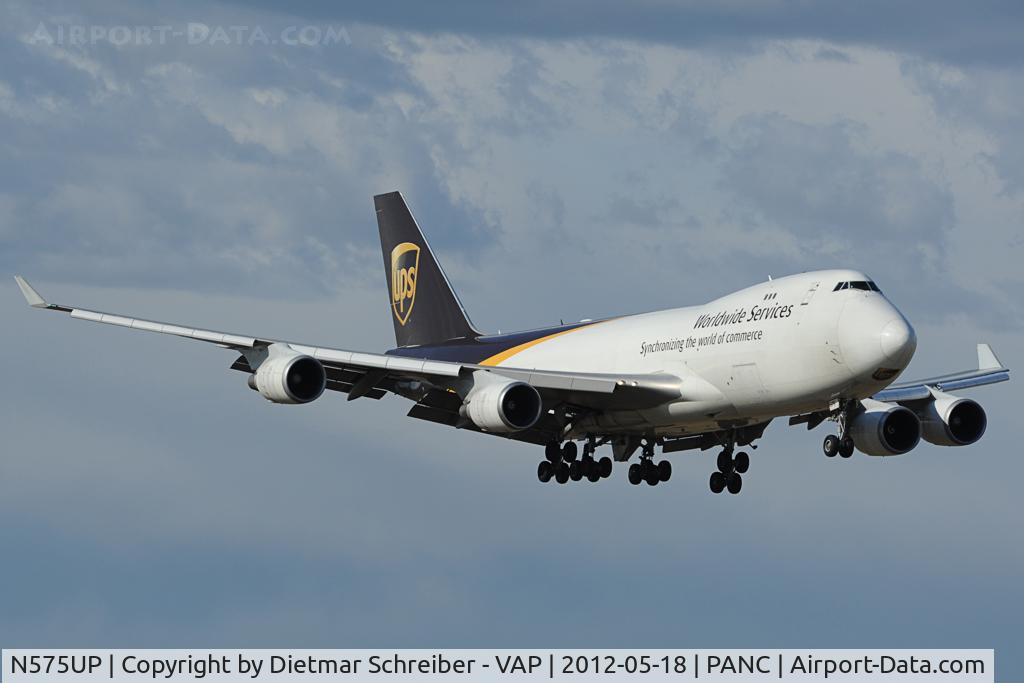 N575UP, 2008 Boeing 747-44AF C/N 35664, UPS Boeing 747-400