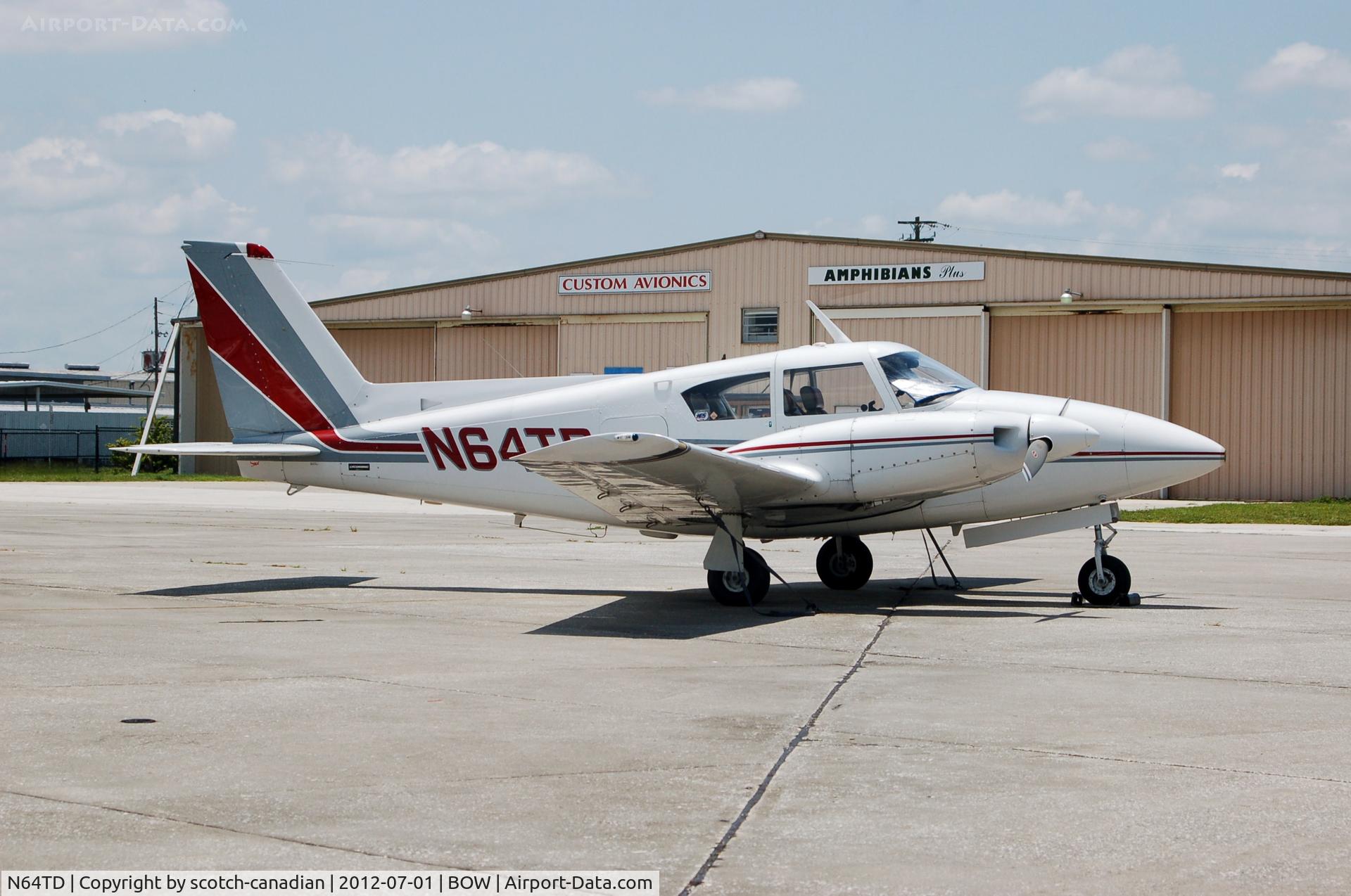 N64TD, 1963 Piper PA-30 Twin Comanche C/N 30-170, 1963 Piper PA-30 N64TD at Bartow Municipal Airport, Bartow, FL