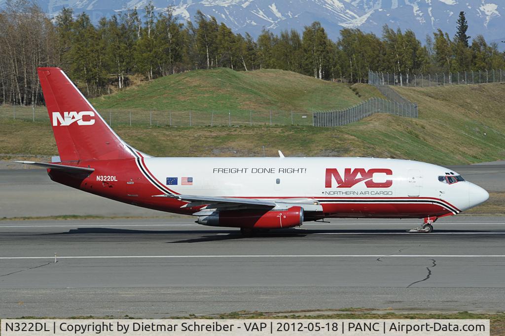 N322DL, 1984 Boeing 737-232 C/N 23094, Northern Air Cargo Boeing 737-200