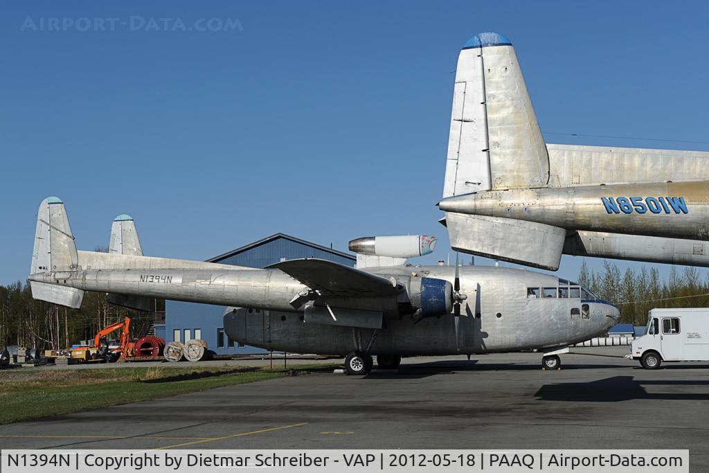 N1394N, 1953 Fairchild C-119F Flying Boxcar C/N 10840 (131673), Fairchild C119