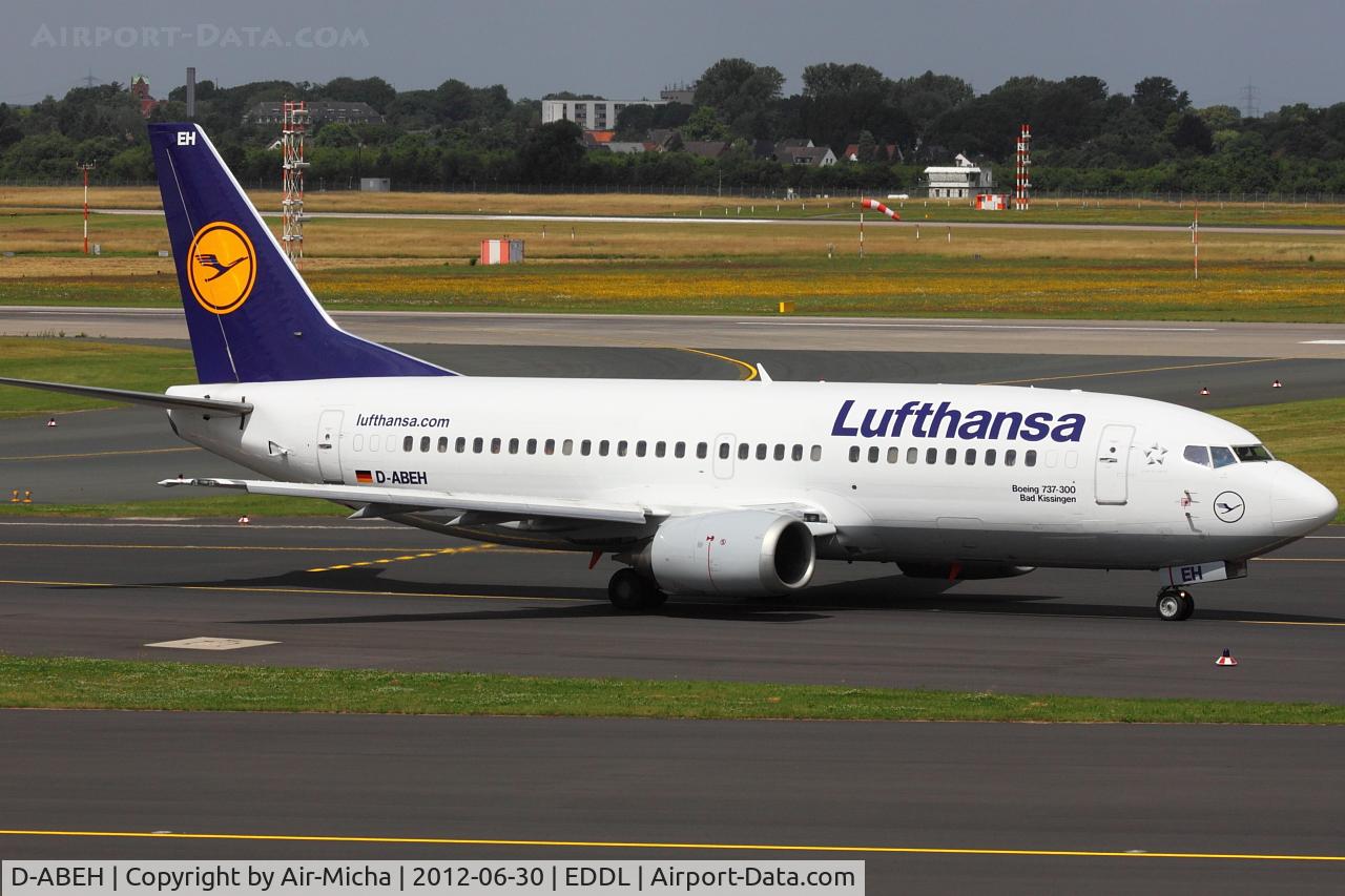 D-ABEH, 1991 Boeing 737-330 C/N 25242, Lufthansa, Boeing 737-330, CN: 25242/2102, Name: Bad Kissingen