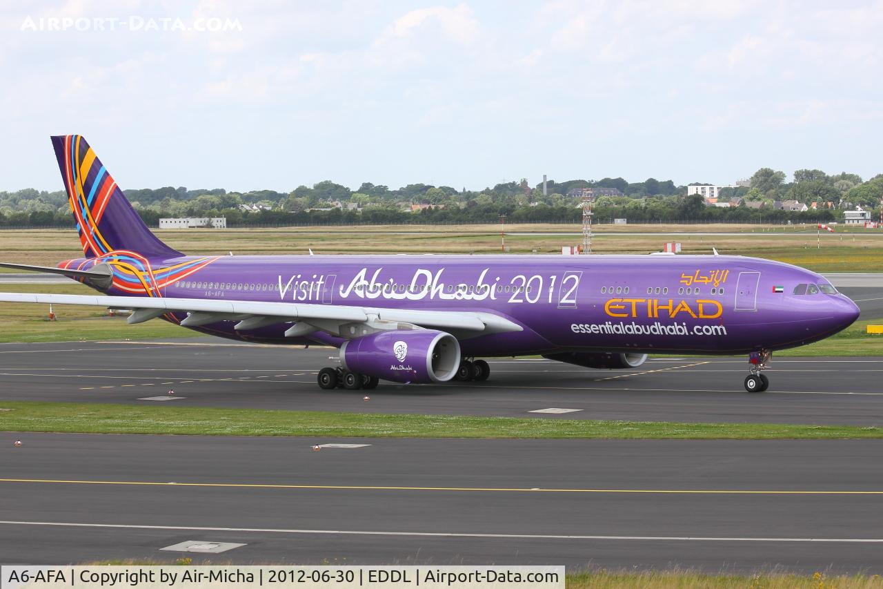 A6-AFA, 2009 Airbus A330-343X C/N 1071, Etihad Airways, Airbus A330-343X, CN: 1071