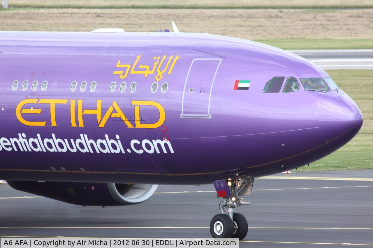 A6-AFA, 2009 Airbus A330-343X C/N 1071, Etihad Airways, Airbus A330-343X, CN: 1071
