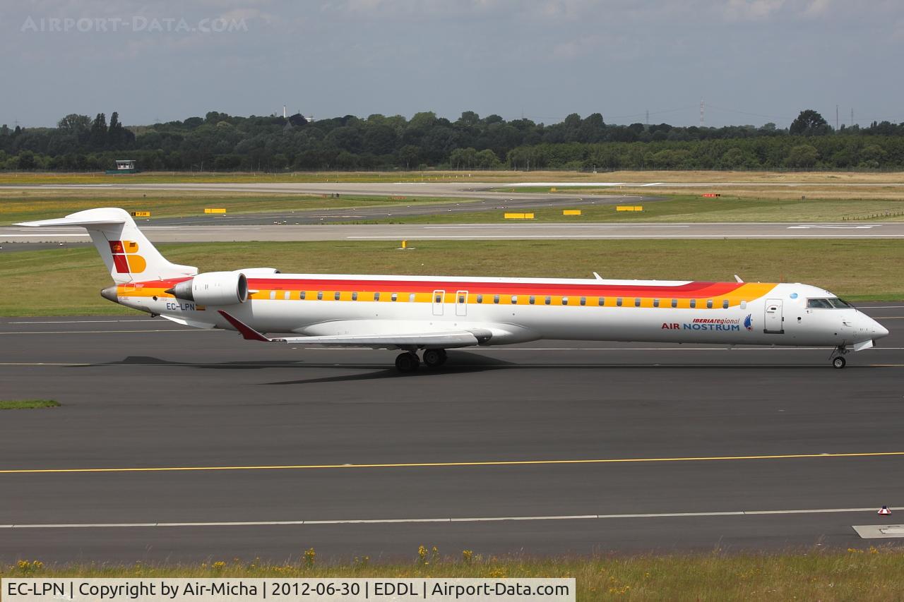 EC-LPN, 2012 Bombardier CRJ-1000ER NG (CL-600-2E25) C/N 19022, Air Nostrum, Canadair CL-600-2E25 Regional Jet CRJ-1000, CN: 19022