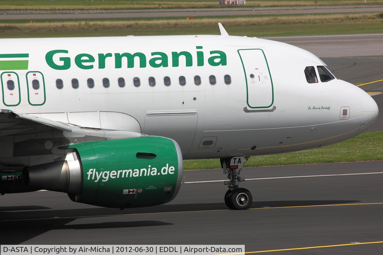 D-ASTA, 2011 Airbus A319-112 C/N 4663, Germania, Airbus A319-112, CN: 4663