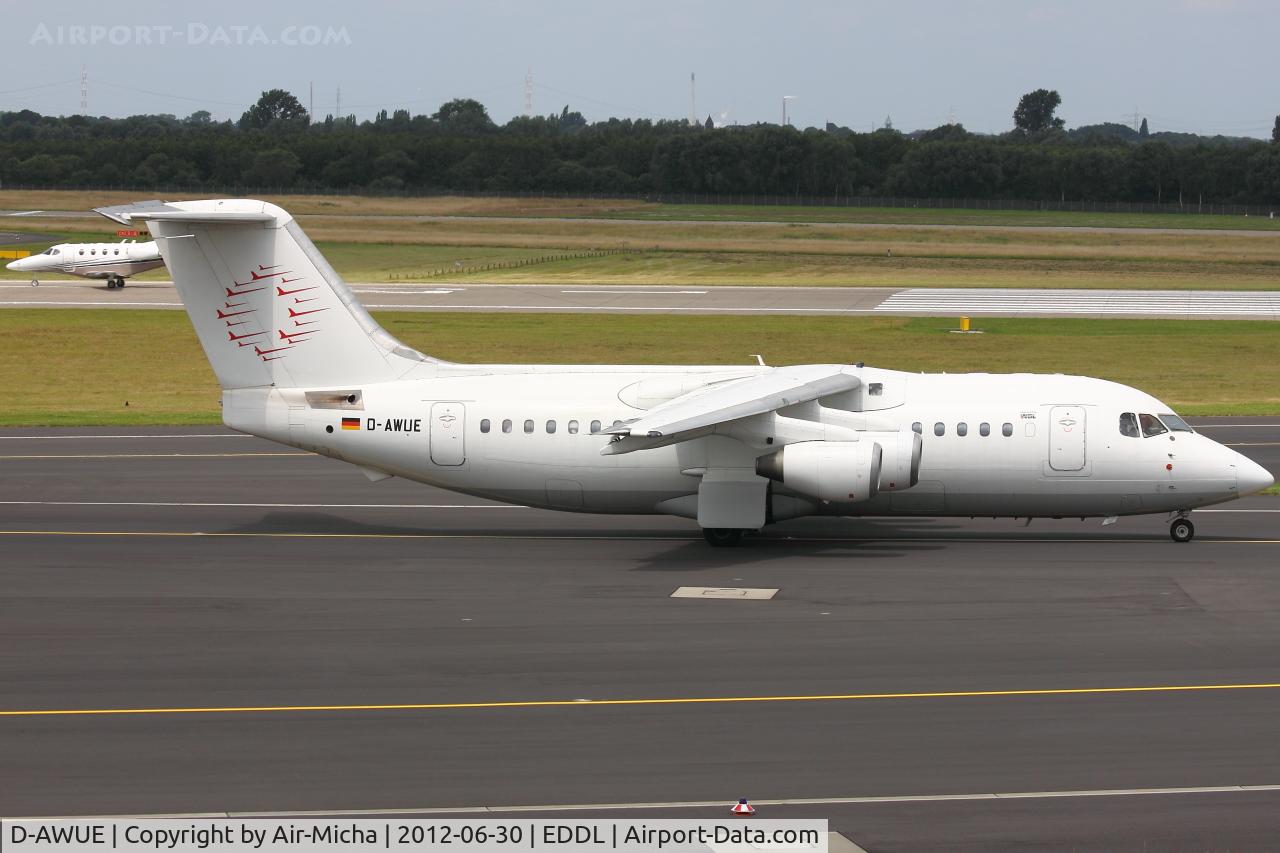 D-AWUE, 1986 British Aerospace BAe.146-200 C/N E2050, WDL Aviation, BAe Avro 146-200, CN: E2050