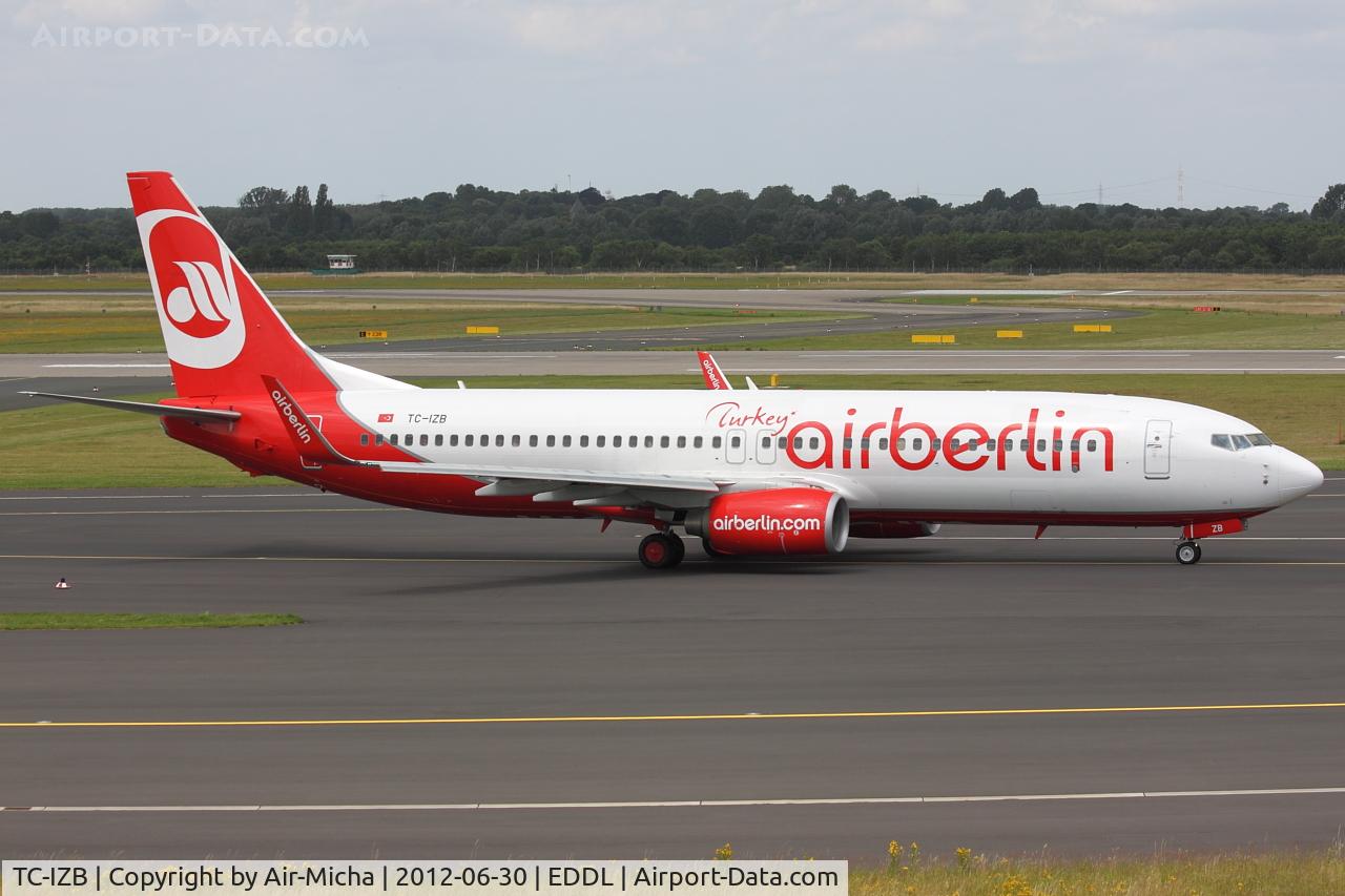 TC-IZB, 2009 Boeing 737-86J C/N 37743, Air Berlin Turkey, Boeing 737-86J (WL), CN: 37743/2834