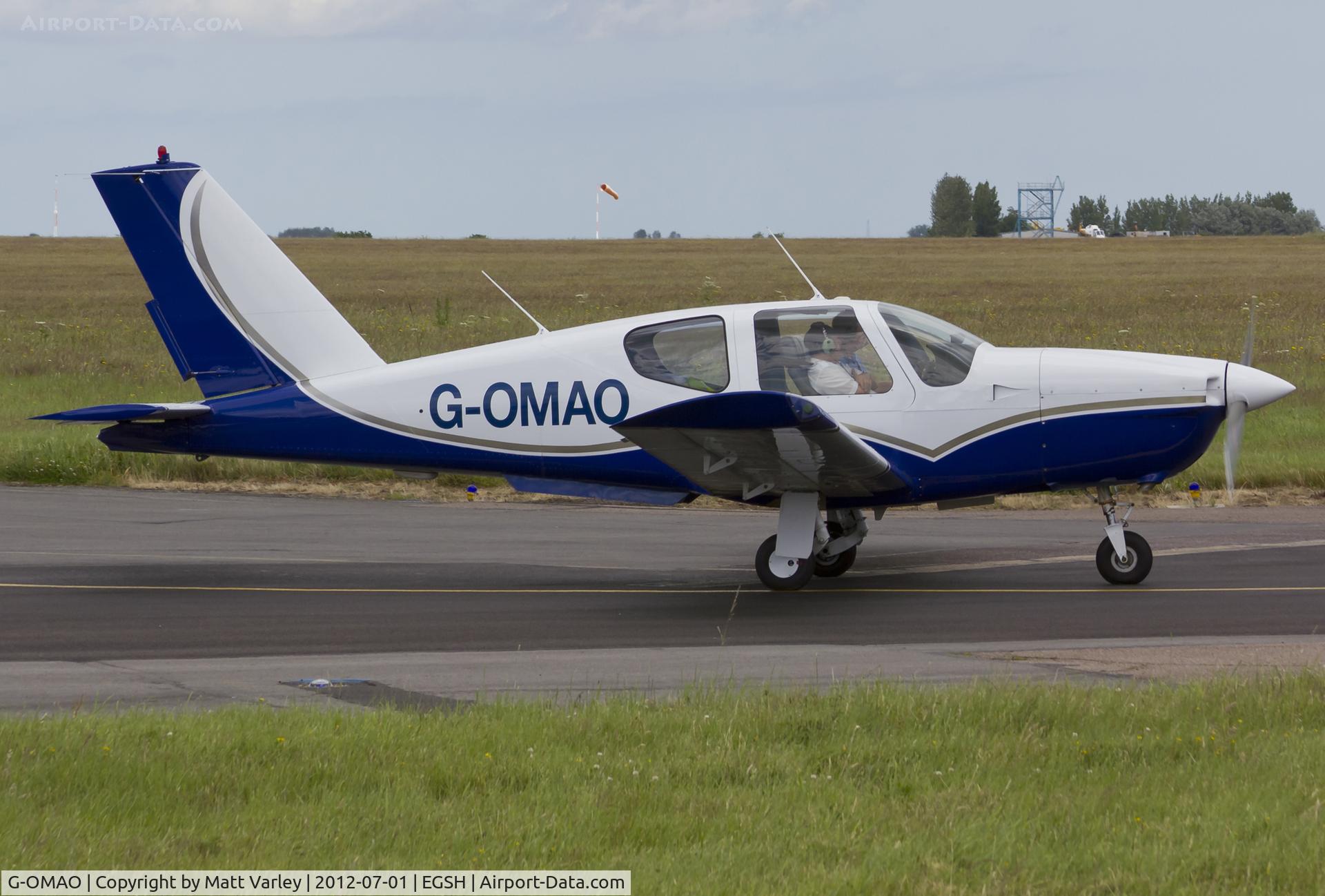 G-OMAO, 1983 Socata TB-20 Trinidad C/N 378, Departing SaxonAir.
