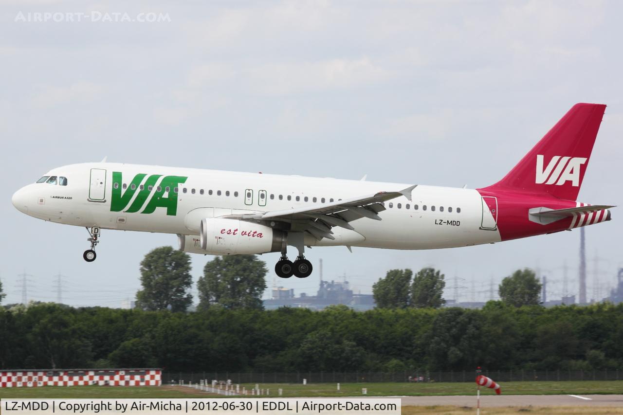 LZ-MDD, 2010 Airbus A320-232 C/N 4305, Air Via Bulgarien, Airbus A320-232, CN: 4305