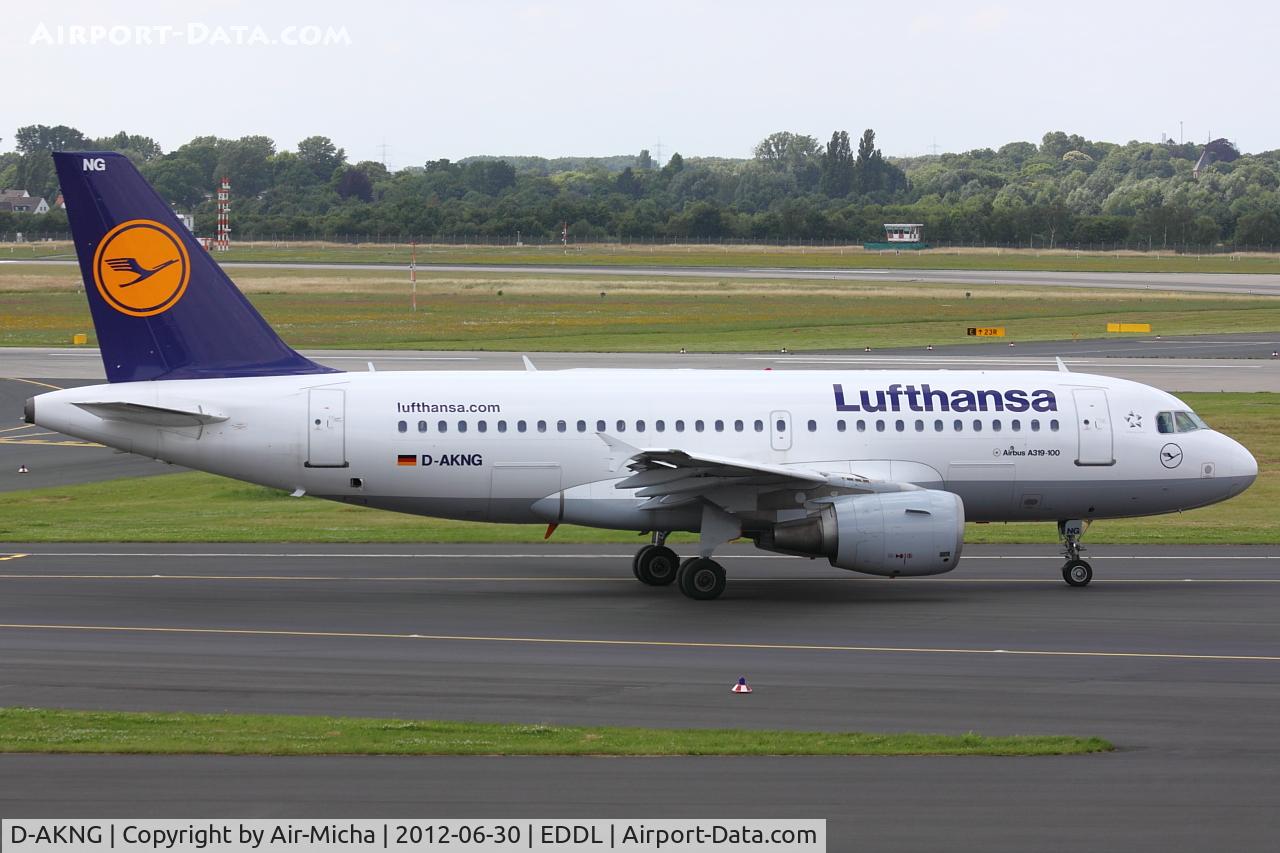 D-AKNG, 1997 Airbus A319-112 C/N 654, Lufthansa, Airbus A319-112, CN: 0654