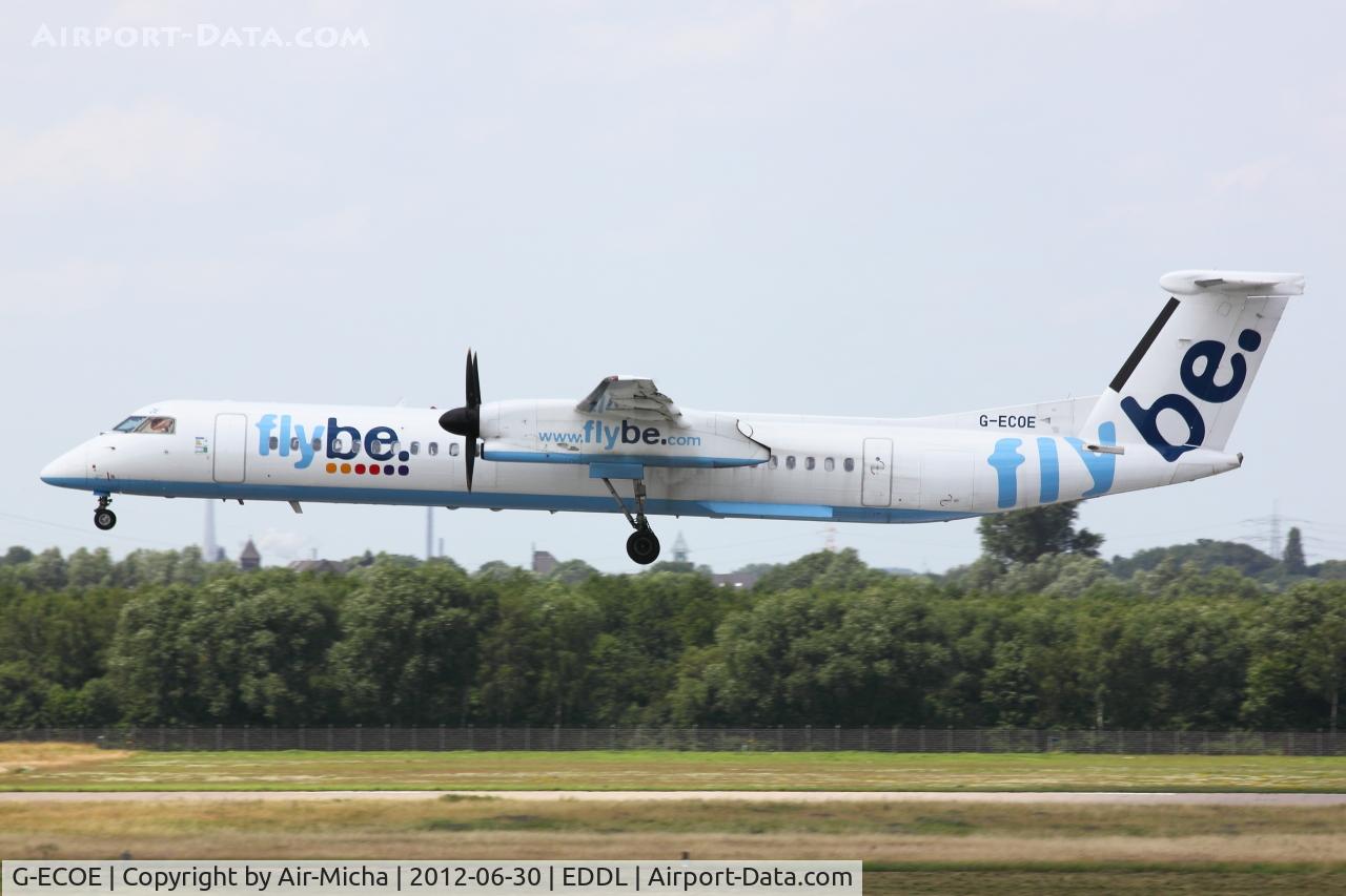 G-ECOE, 2008 De Havilland Canada DHC-8-402Q Dash 8 C/N 4212, Flybe, De Havilland Canada DHC-8-402Q, CN: 4212