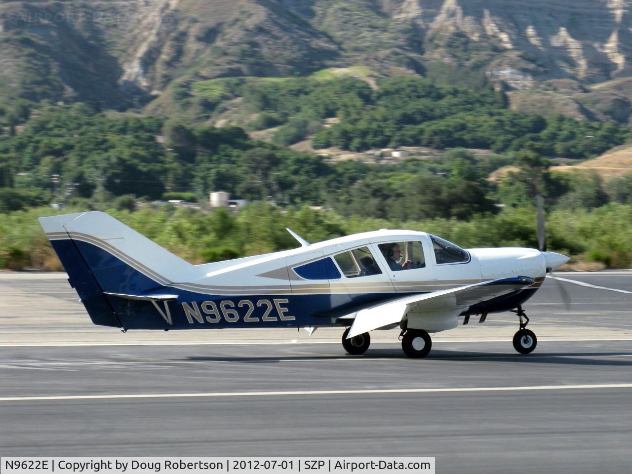 N9622E, 1977 Bellanca 17-31ATC Super Viking C/N 77-31139, 1977 Bellanca 17-31ATC TURBO VIKING, Lycoming IO-540-G1E5 300 Hp with Rajay turbosupercharger, landing roll Rwy 22
