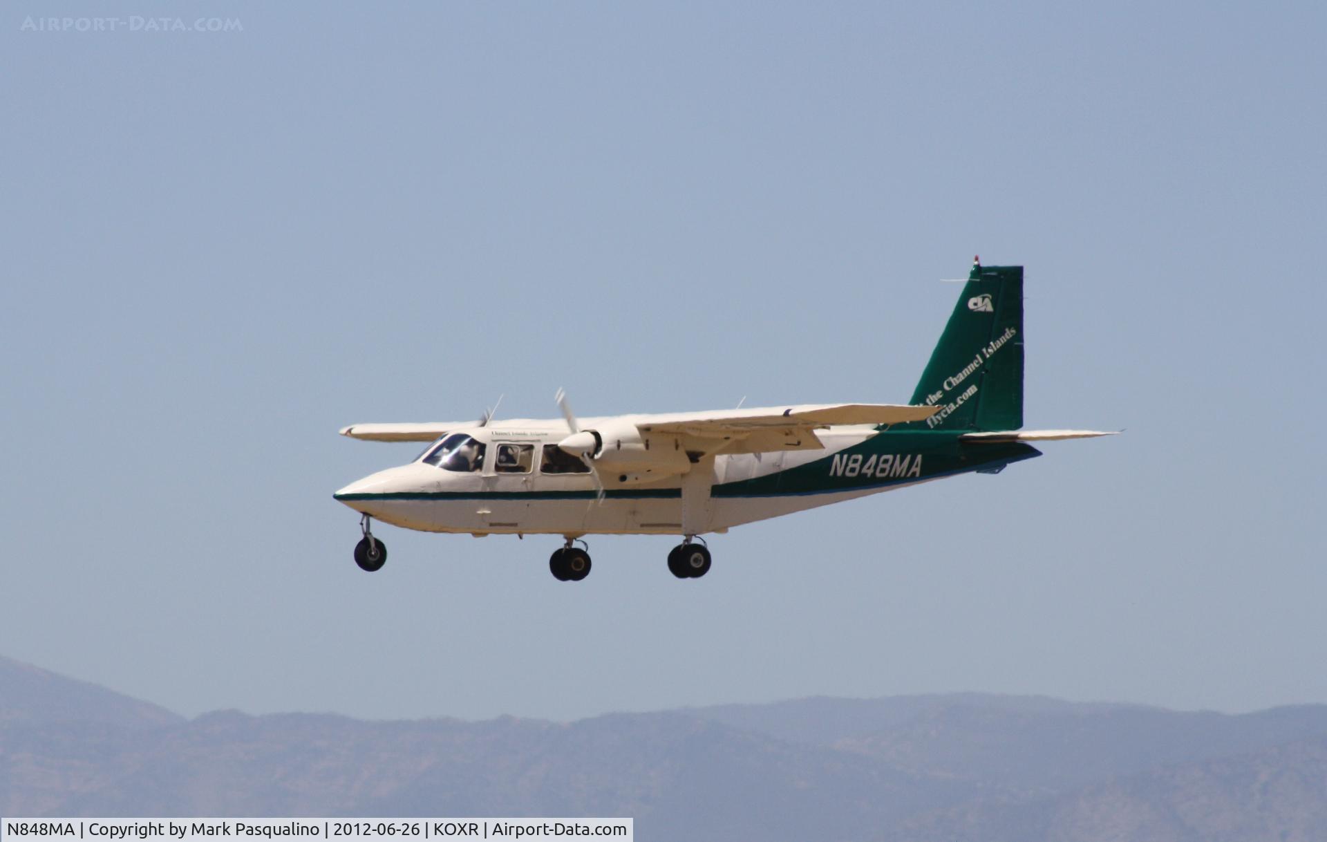 N848MA, 1989 Britten-Norman BN-2B Islander C/N 2210, BN-2B