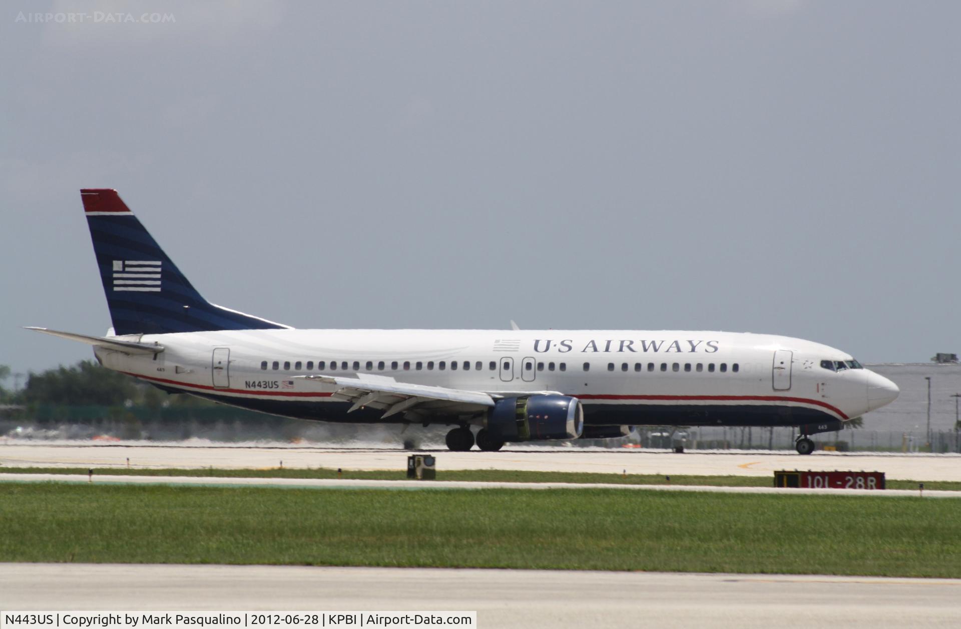 N443US, 1990 Boeing 737-4B7 C/N 24842, Boeing 737-400