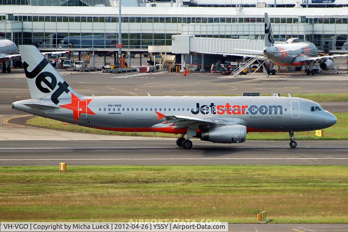 VH-VGO, 2010 Airbus A320-232 C/N 4356, At Sydney