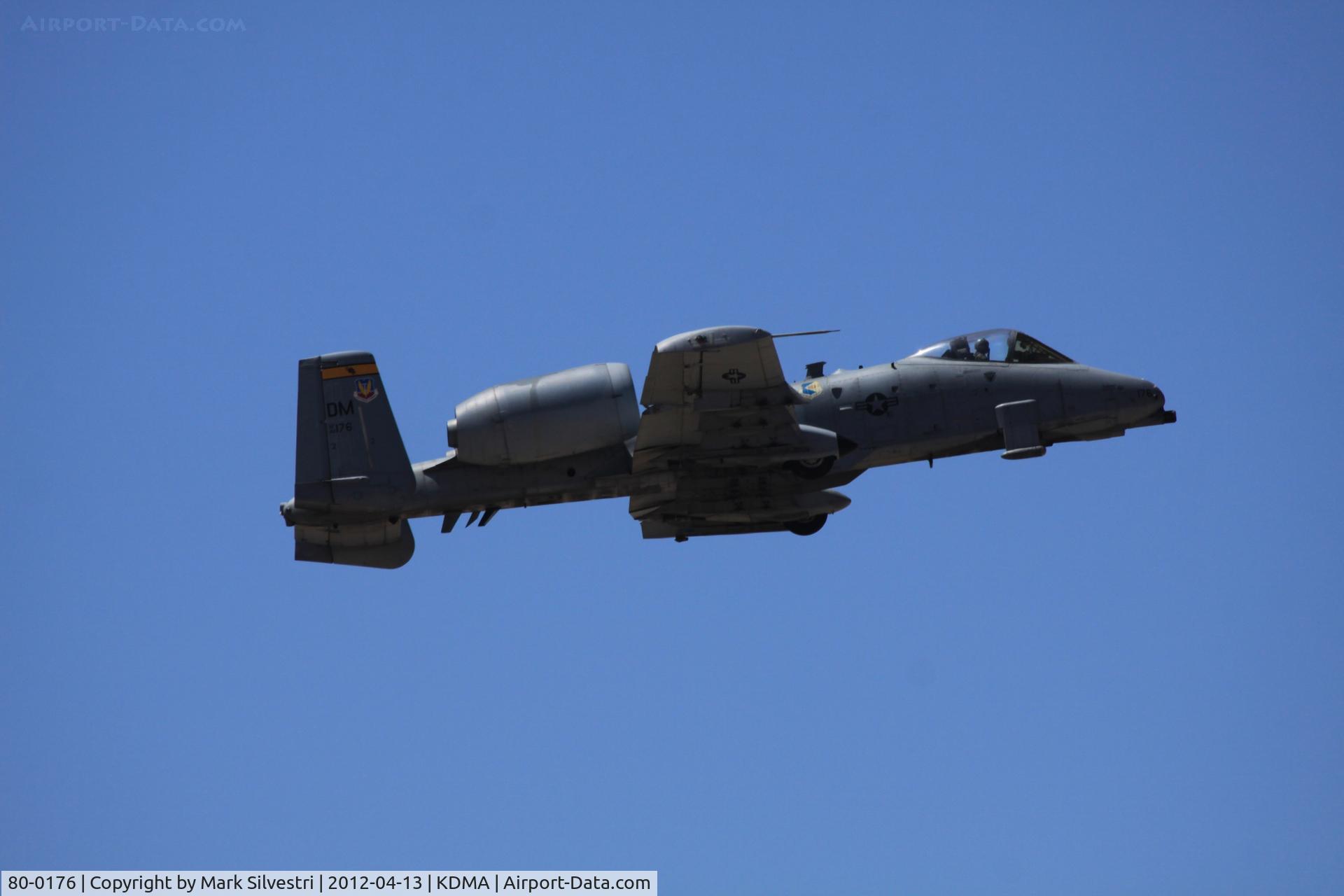 80-0176, 1980 Fairchild Republic A-10C Thunderbolt II C/N A10-0526, Davis Monthan Airshow Practice Day