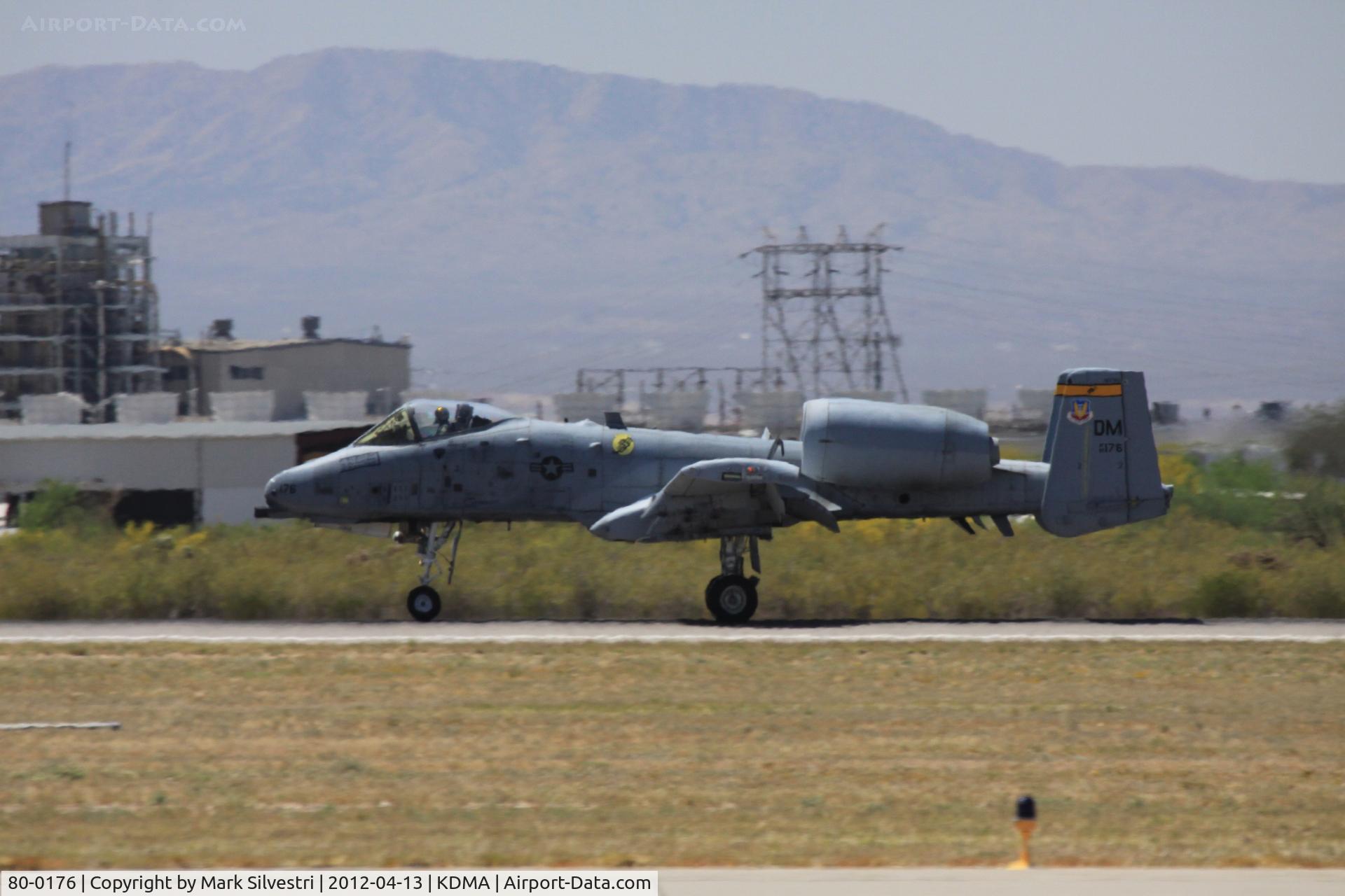 80-0176, 1980 Fairchild Republic A-10C Thunderbolt II C/N A10-0526, Davis Monthan Airshow Practice Day