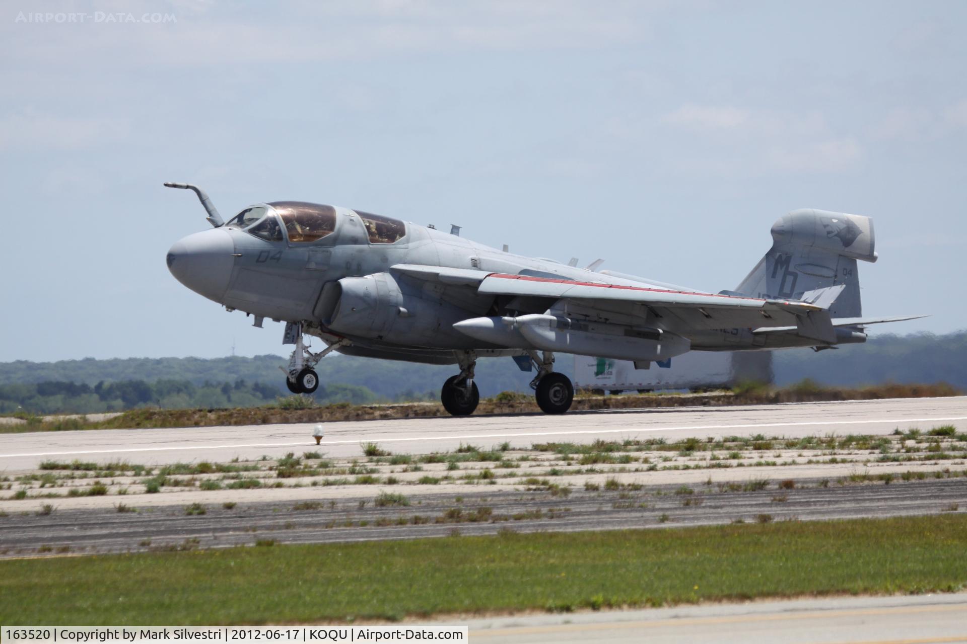 163520, Grumman EA-6B Prowler C/N P-147, Quonset Pt, RI Airshow 2012