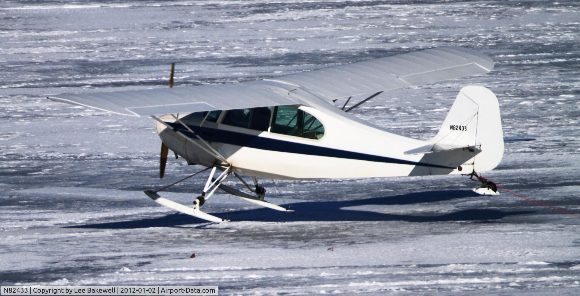 N82433, 1946 Aeronca 7AC Champion C/N 7AC-1066, Photo taken while aircraft was operating into and out of Forest Lake, MN
