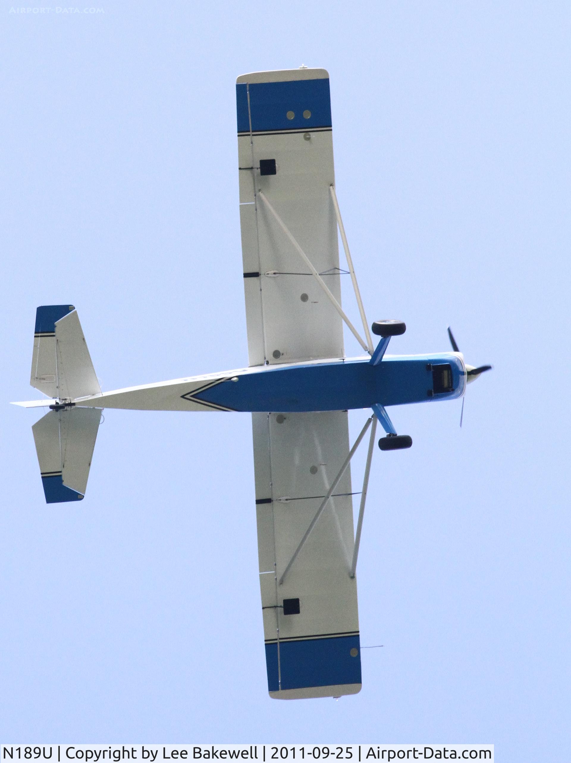 N189U, Rans S-7S Courier C/N 0406432, Photo taken while aircraft was operating over Forest Lake, MN