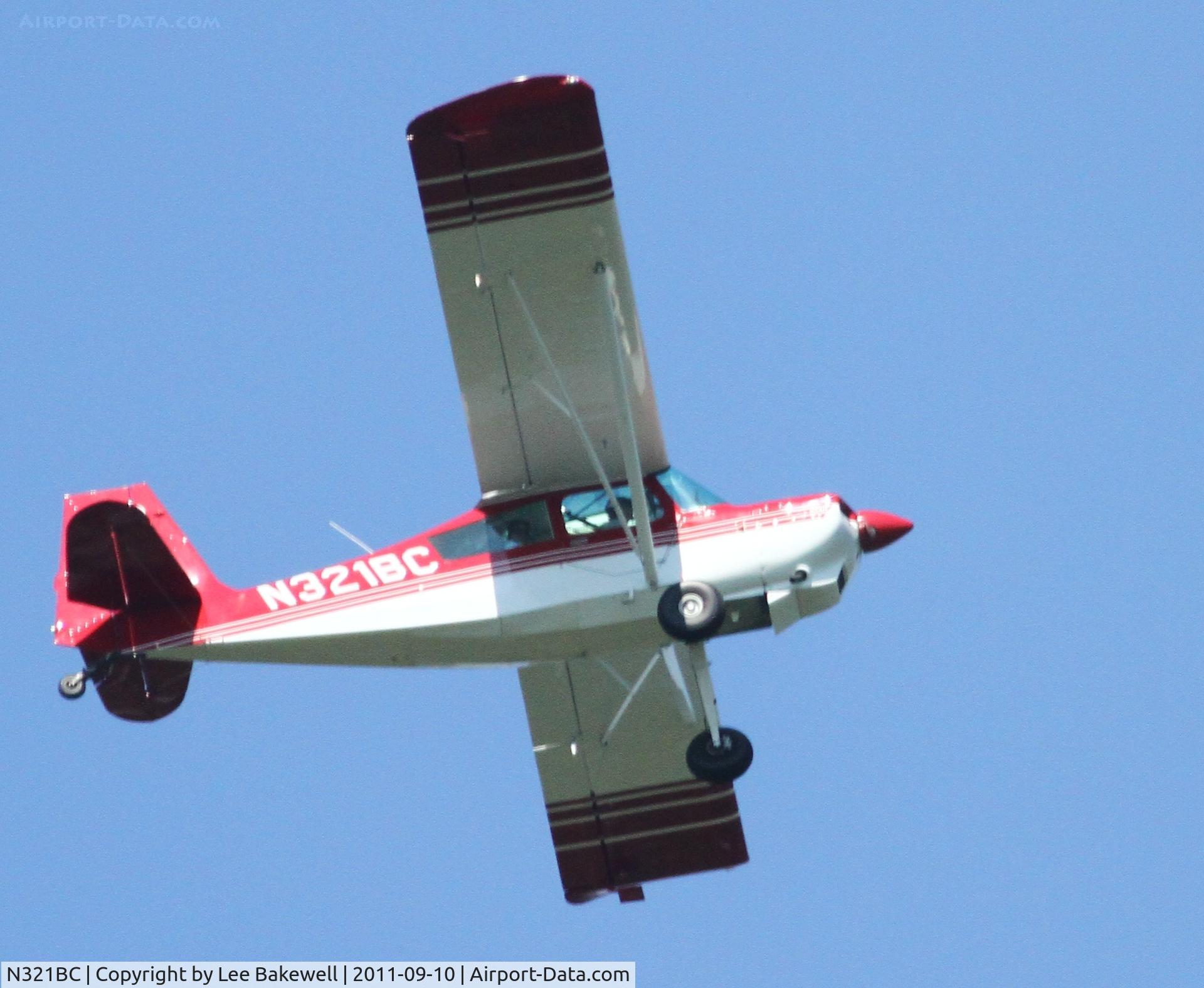 N321BC, 1994 American Champion 8GCBC Scout C/N 370-95, Photo taken while aircraft was operating over Forest Lake, MN
