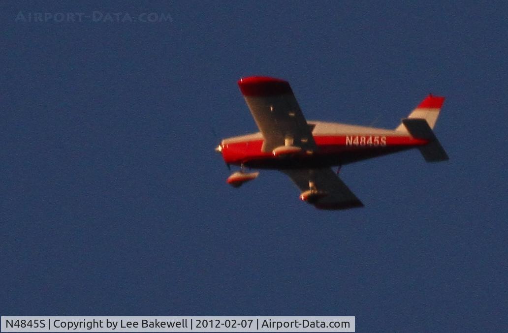 N4845S, 1971 Piper PA-28-140 C/N 28-7125381, Photo taken while aircraft was operating over Forest Lake, MN